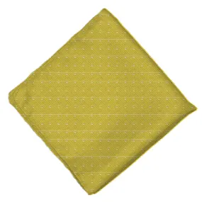 Silk Man Pocket Square Yellow White