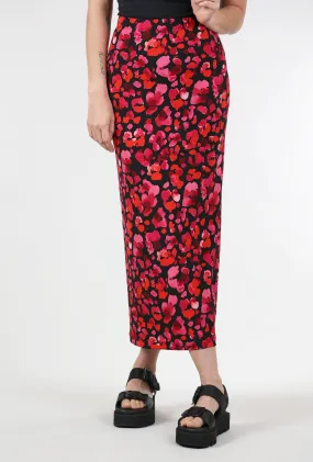 Slim Petals Skirt, Pink Multi