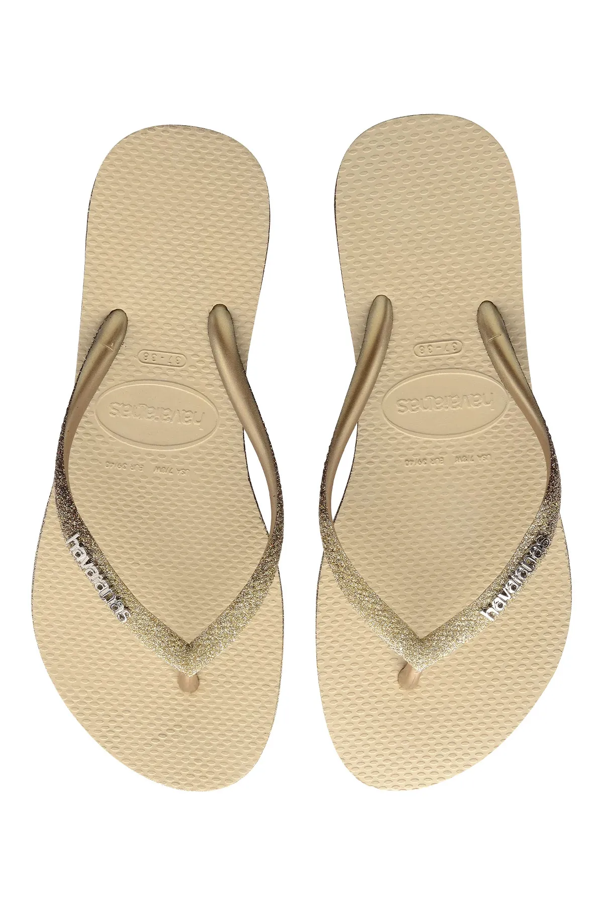 Slim Sparkle Flip Flops