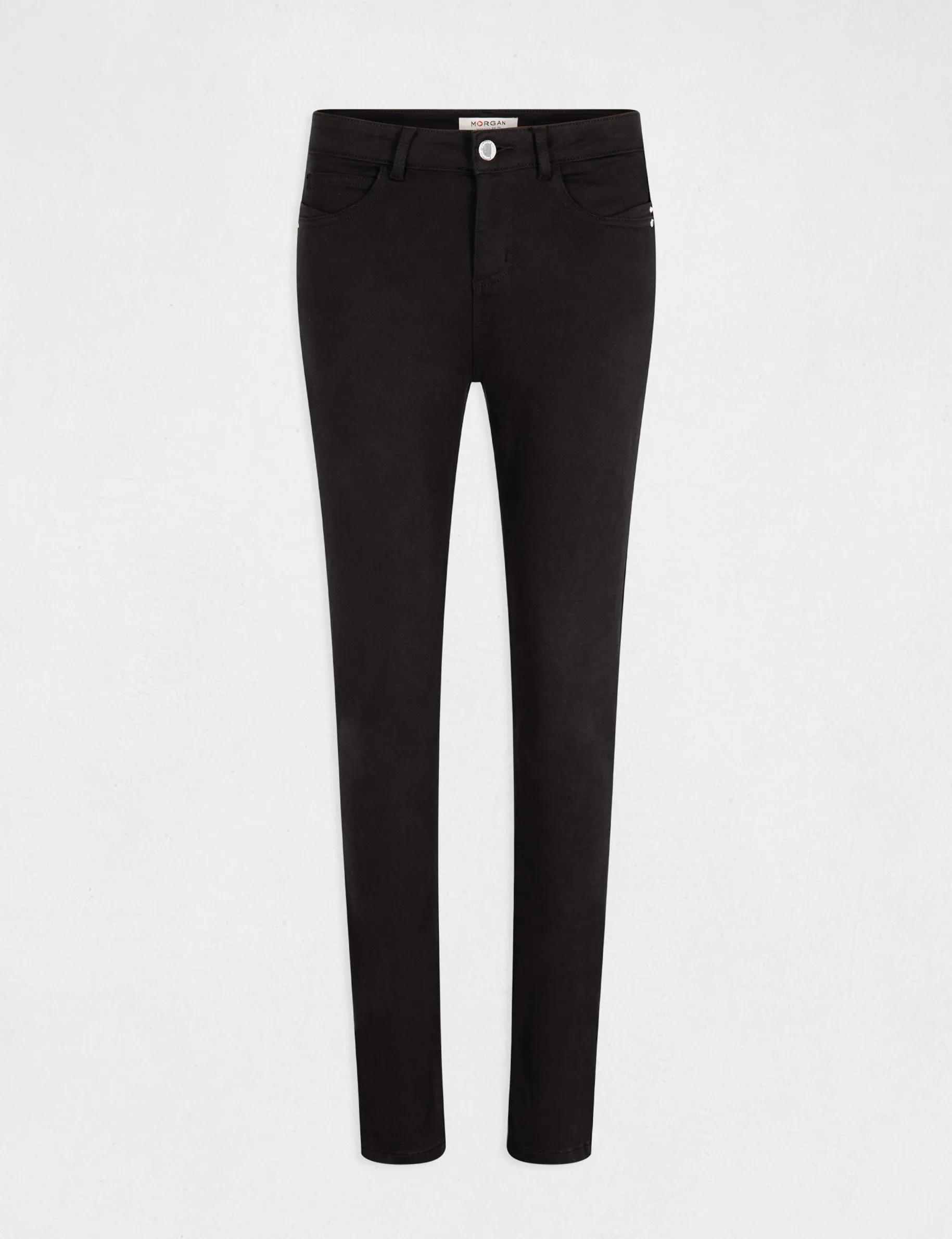 Slim standard-waisted trousers black women