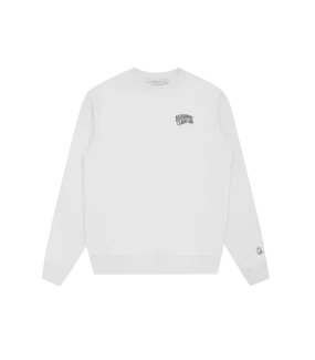 SMALL ARCH LOGO CREWNECK - WHITE