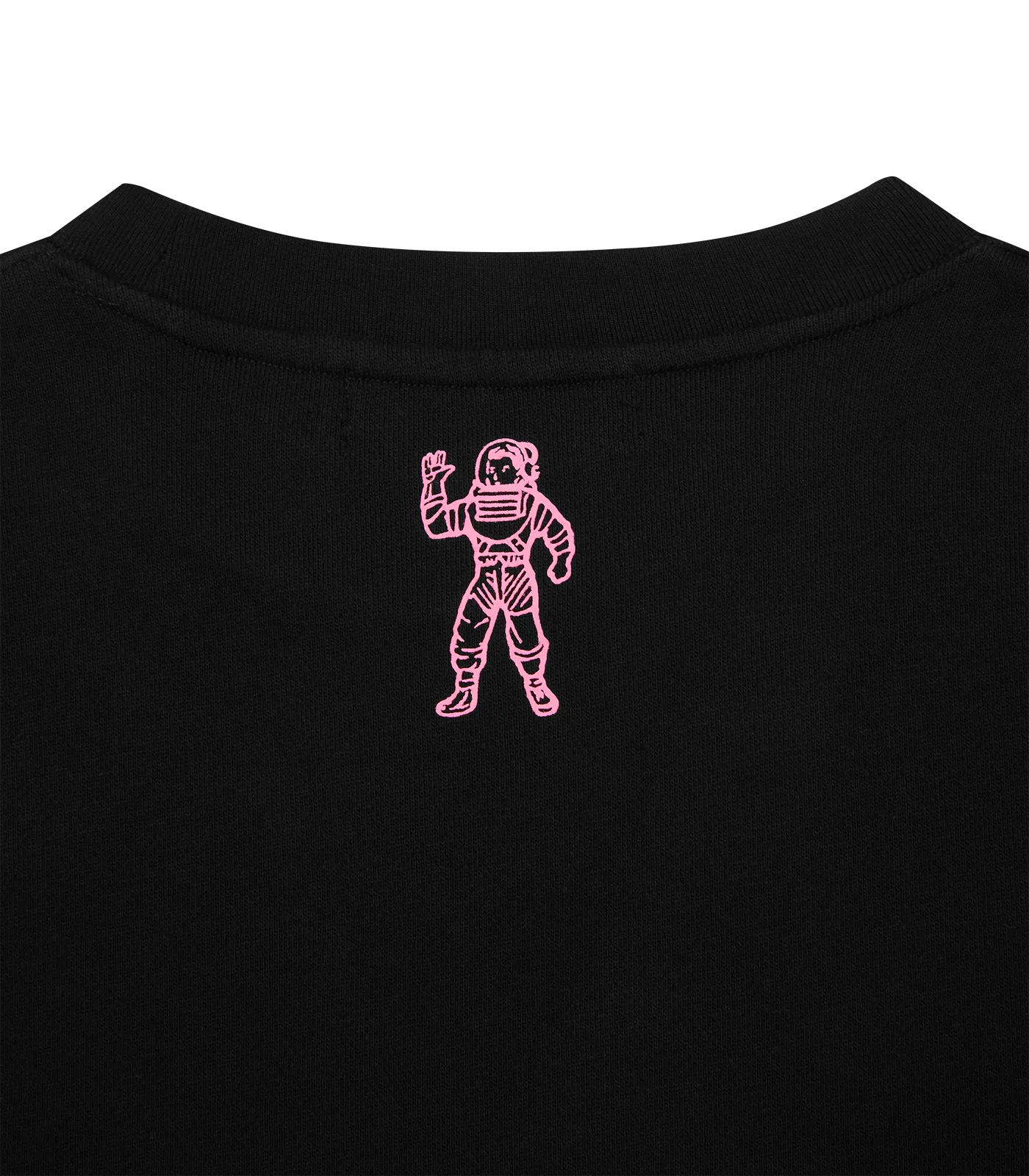 SMALL ARCH LOGO HIGHLIGHT CREWNECK - BLACK/PINK