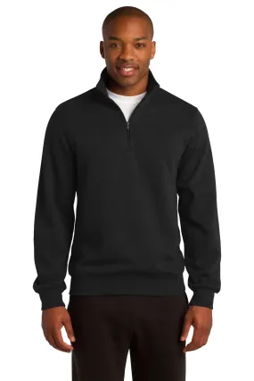 Sport-Tek Tall 1/4-Zip Sweatshirt TST253 Black