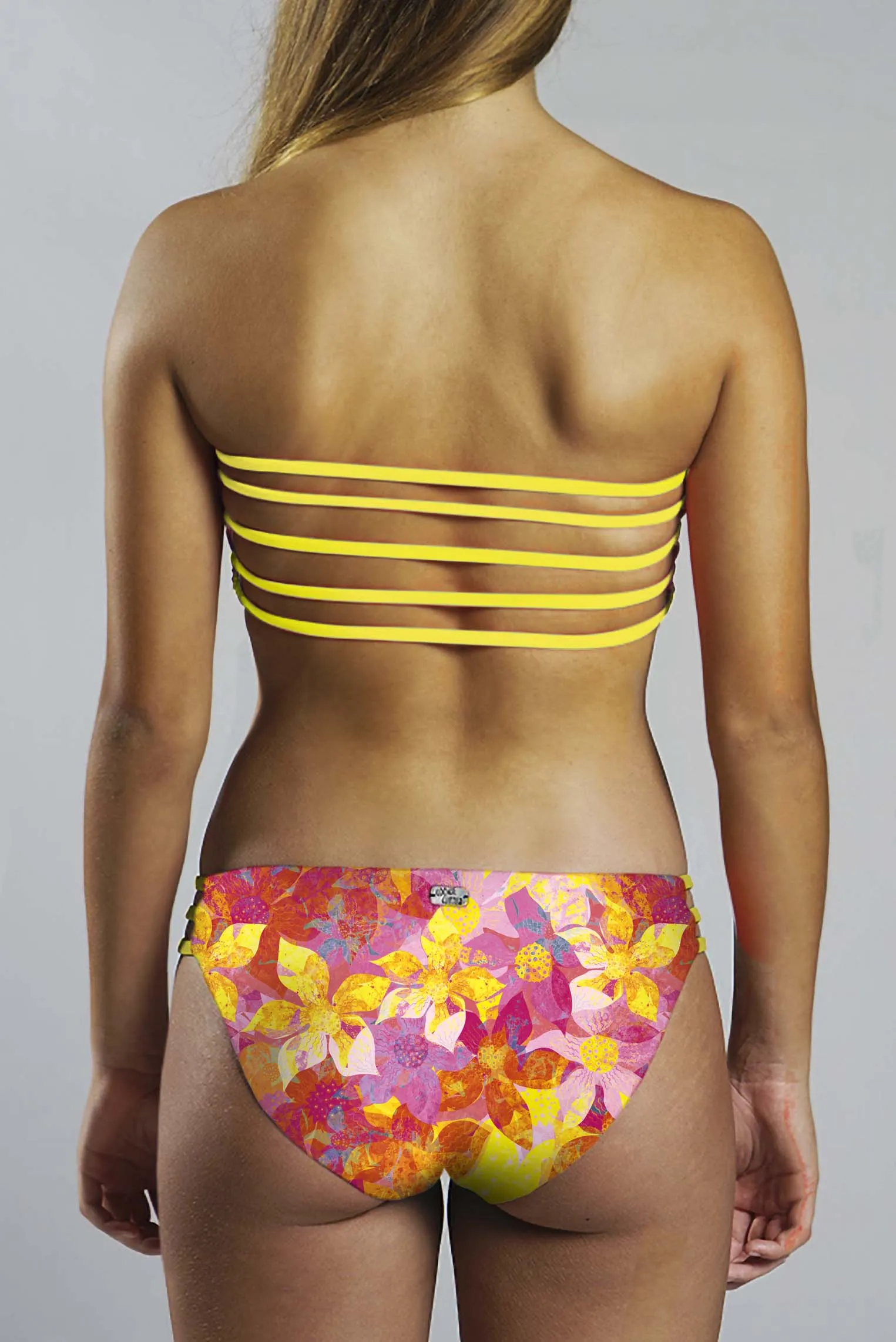 Strappy Bandeau Top - SUNSHINE