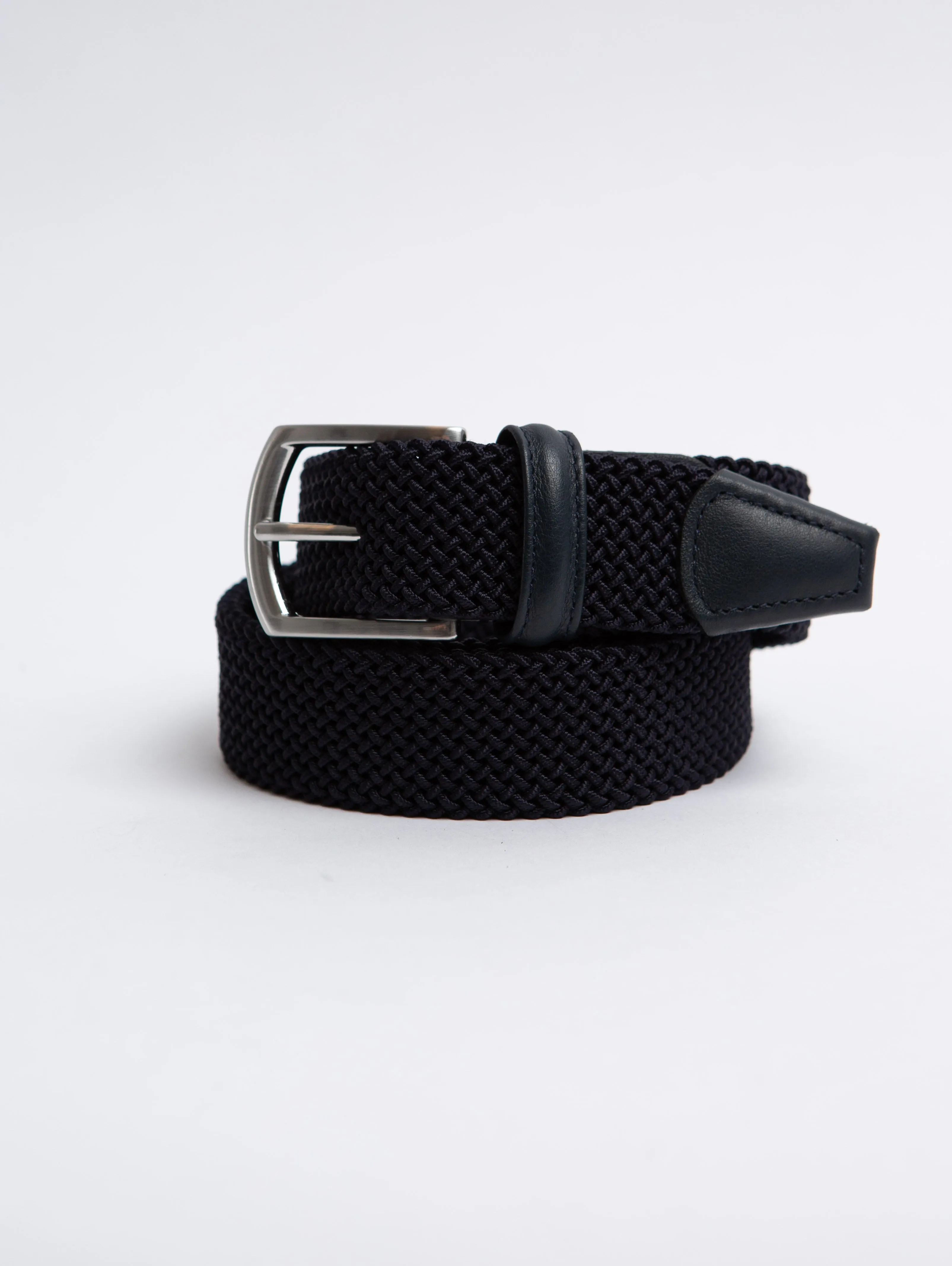 Stretch Tube Belt - Navy