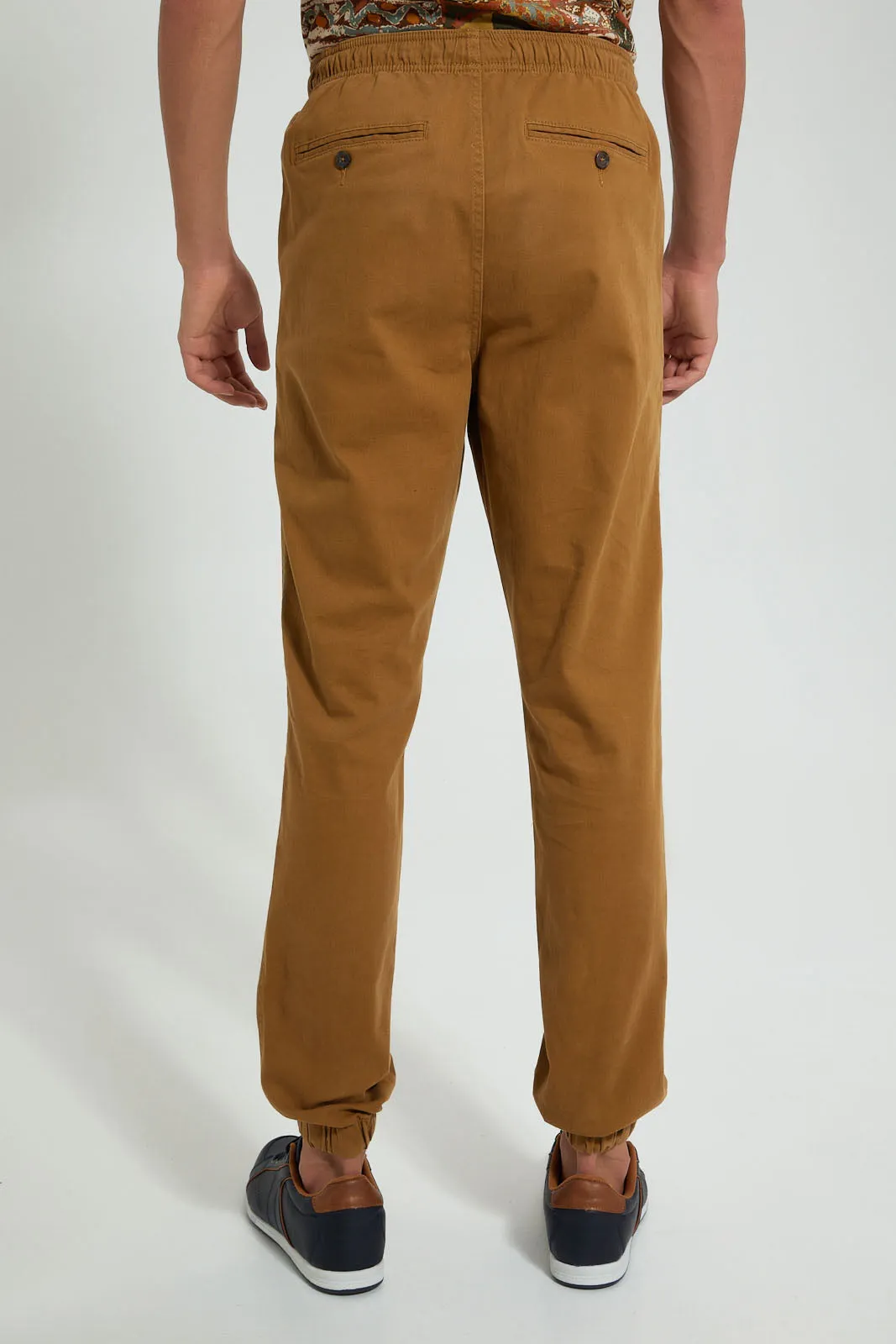 Tan Slim Fit Jogger