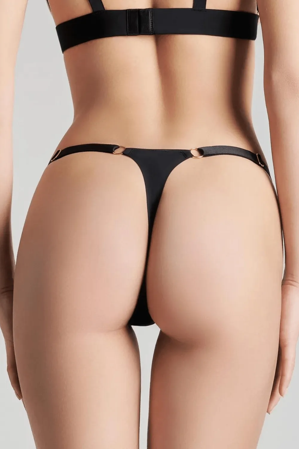 Tapage Nocturne Black Mini Thong