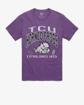 TEXAS CHRISTIAN HORNED FROGS TURNED UP '47 FRANKLIN TEE