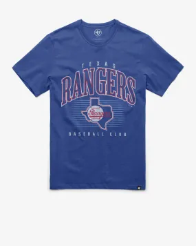 TEXAS RANGERS COOPERSTOWN DOUBLE HEADER '47 FRANKLIN TEE