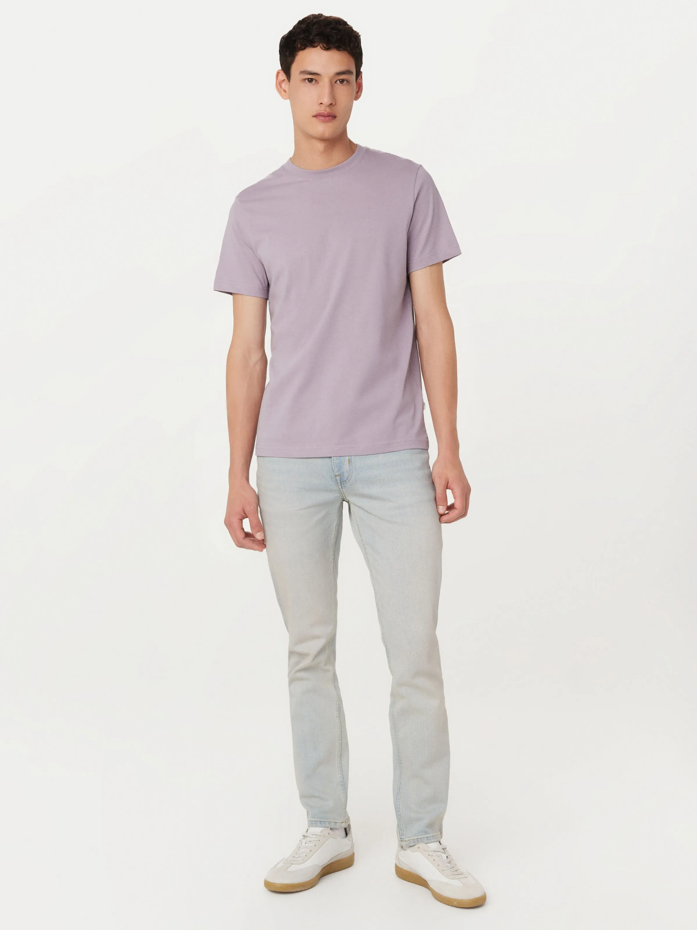 The Essential Slim T-Shirt in Lilac Grey