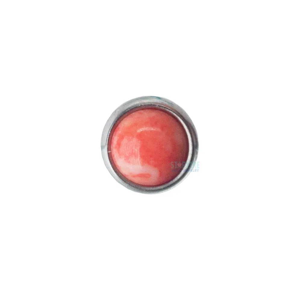 threadless: Bezel-Set Natural Stone Cabochon End