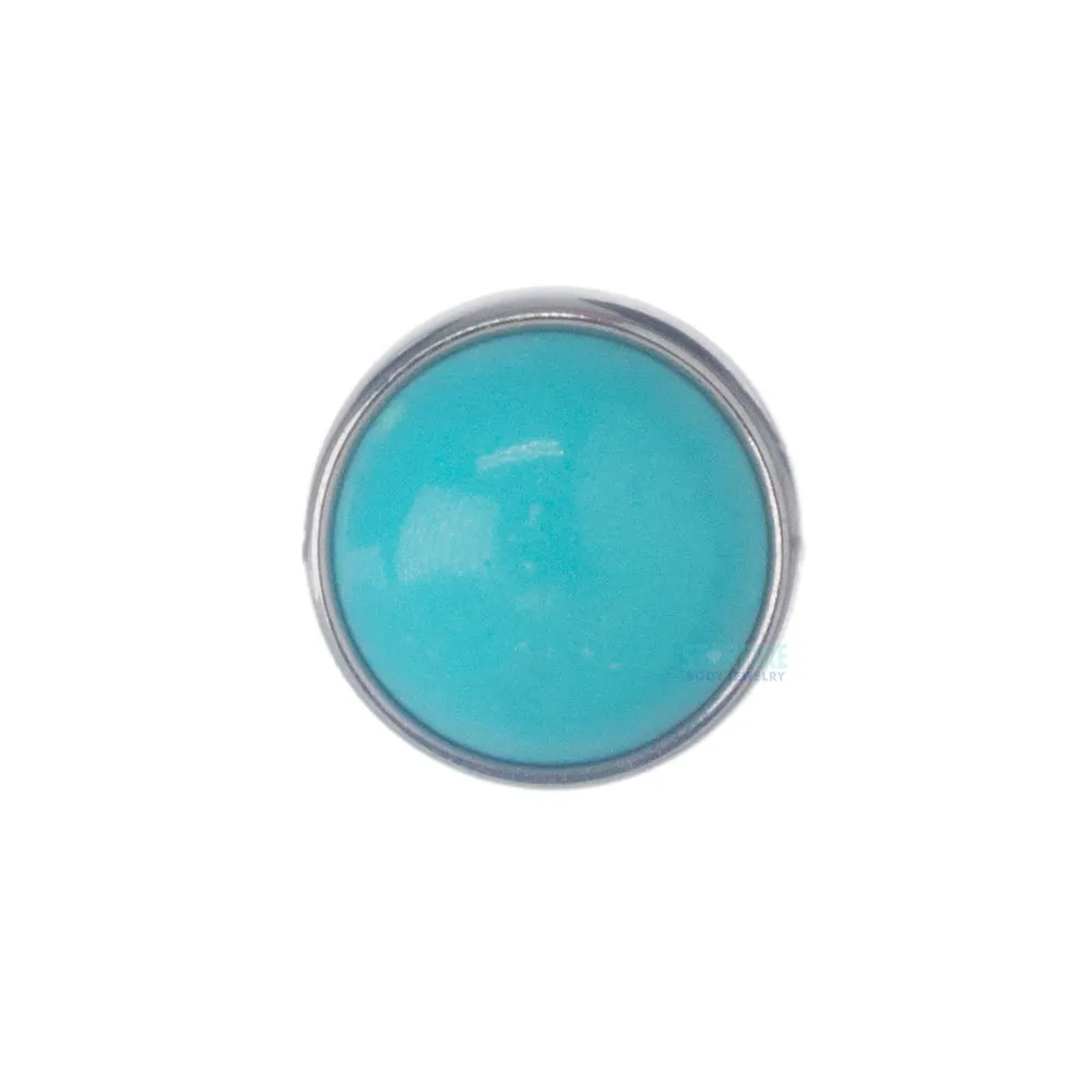 threadless: Bezel-Set Natural Stone Cabochon End