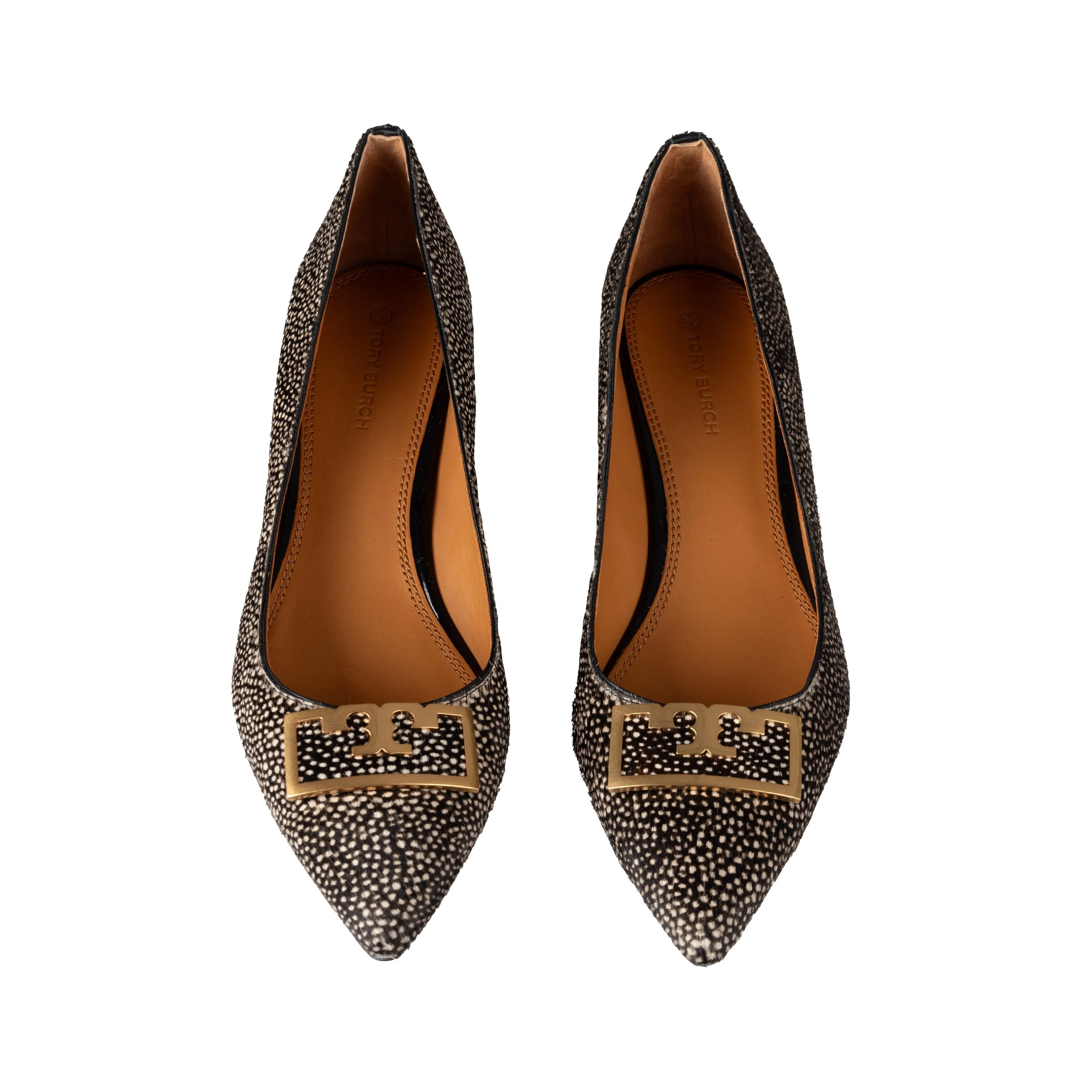 Tory Burch Gigi Calfhair Pointy Toe Pumps - '10s