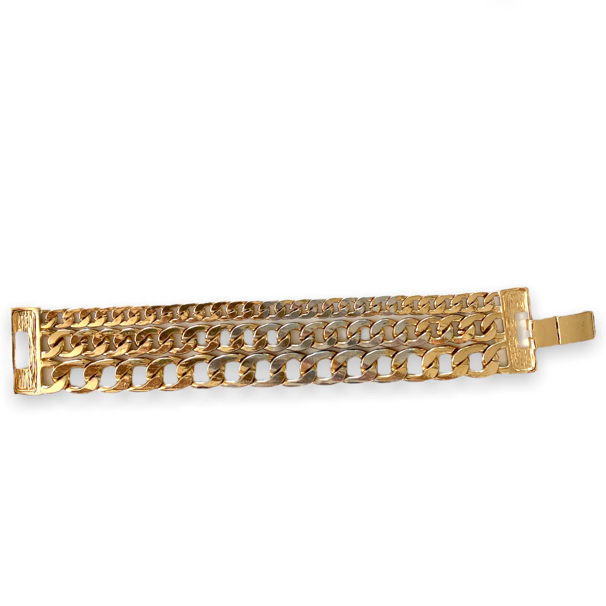 Triple Chain Chainlink Bracelet