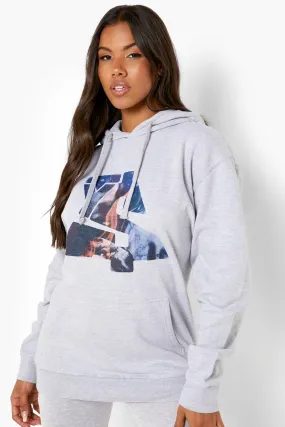 Ty Dolla Sign License Print Oversized Hoodie