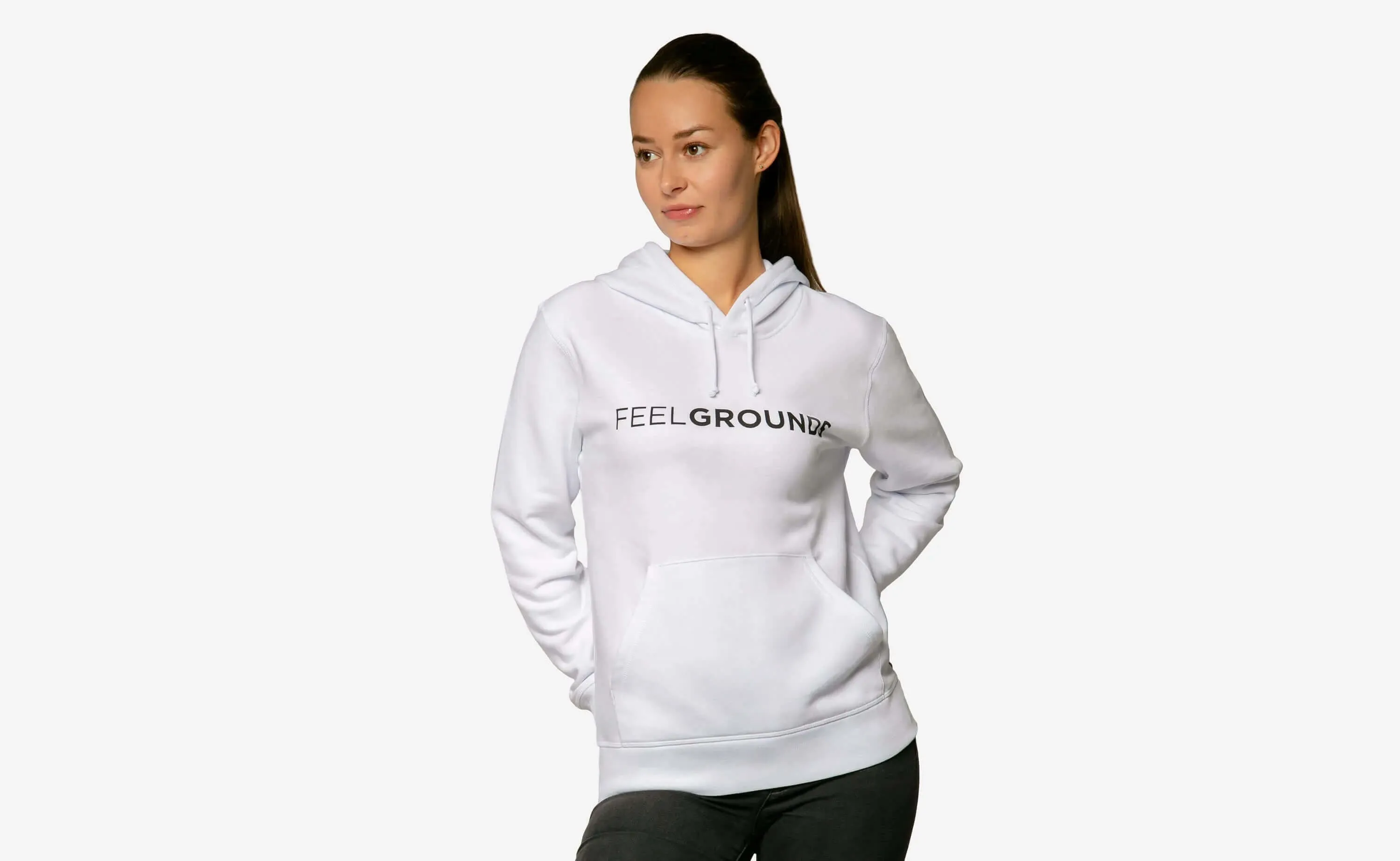 Unisex Hoodie Fair & Eco - White