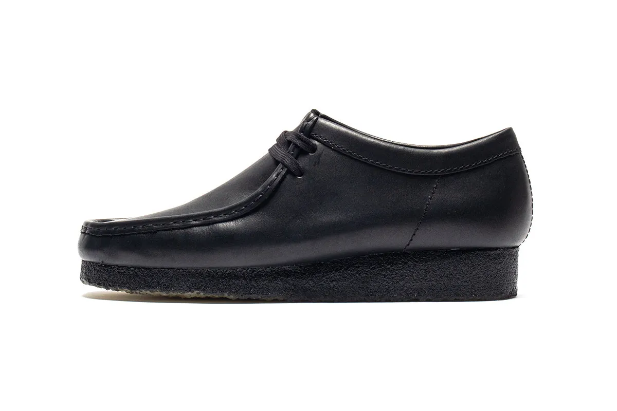 Wallabee Black Leather