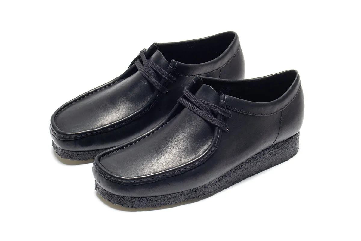 Wallabee Black Leather