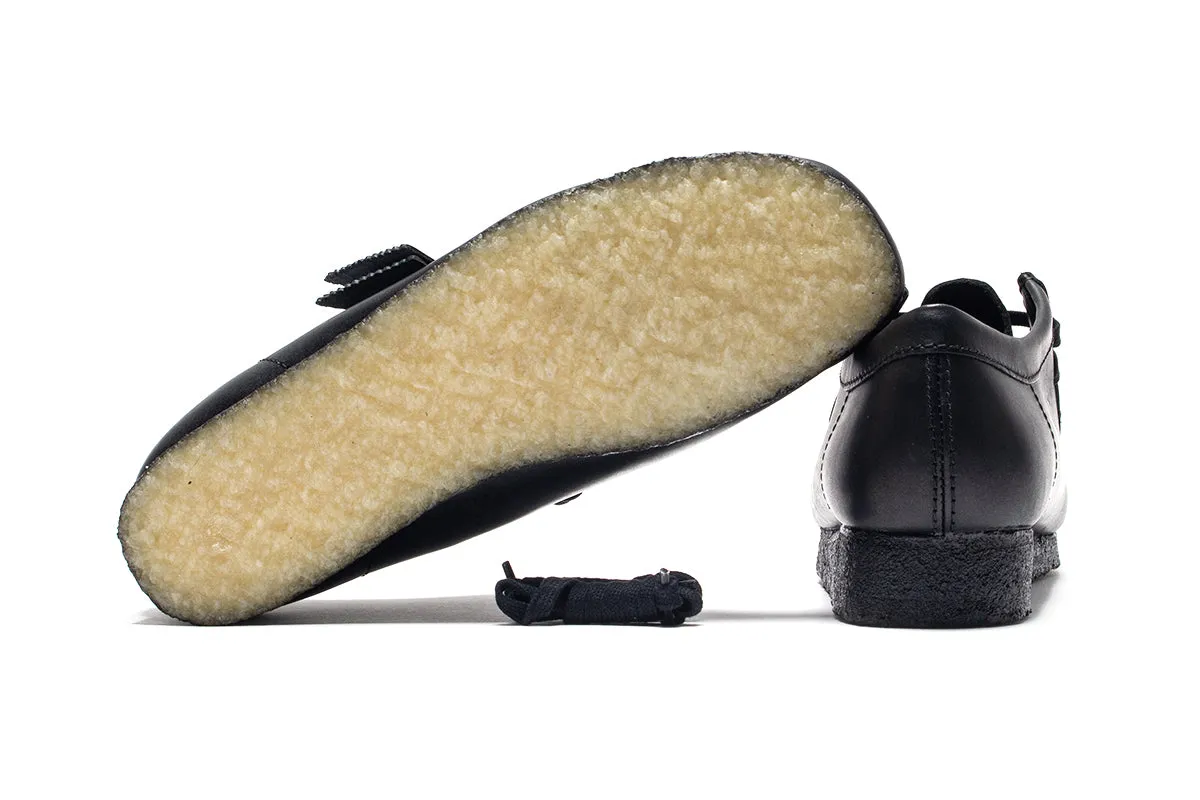 Wallabee Black Leather