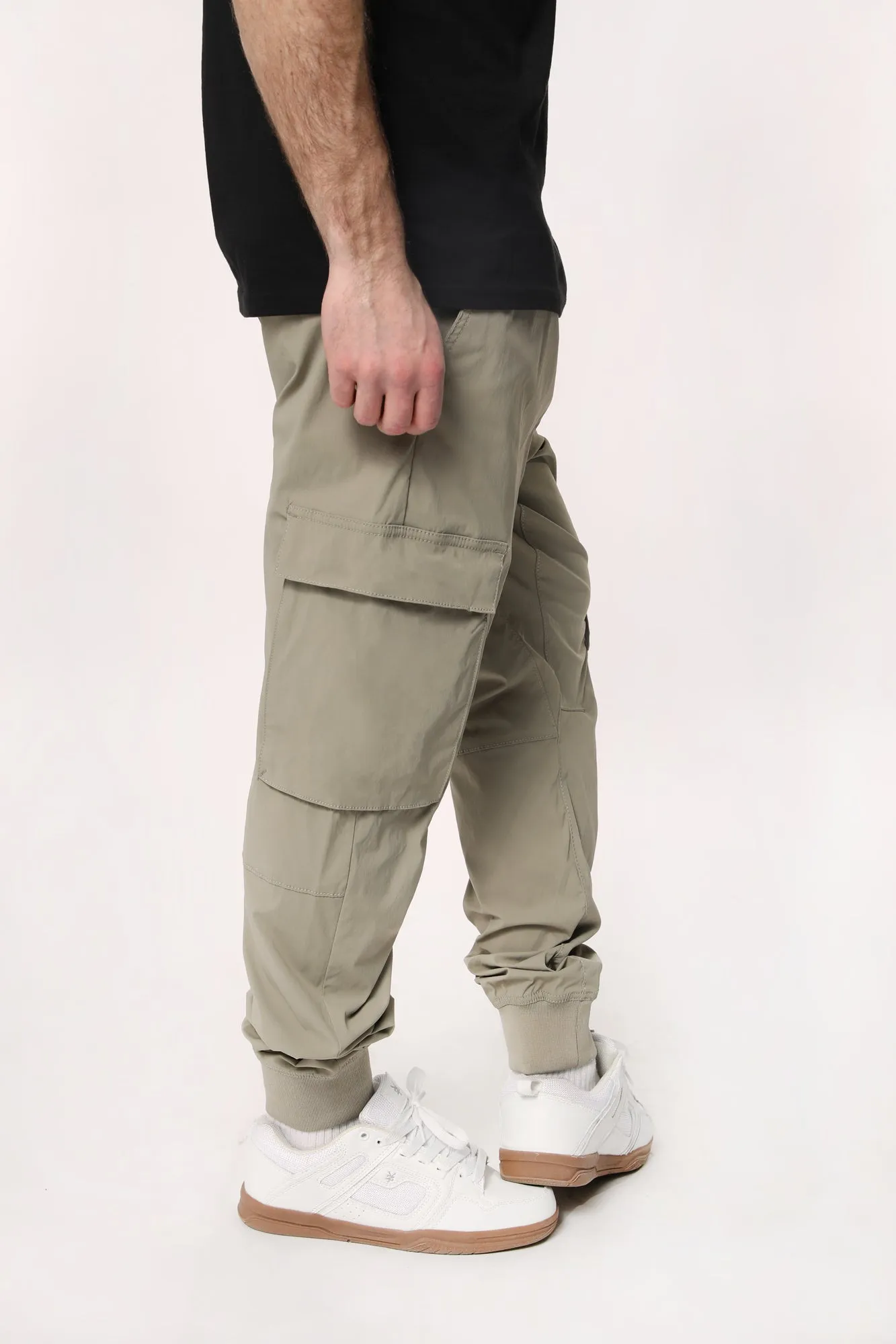 West49 Mens Nylon Cargo Jogger