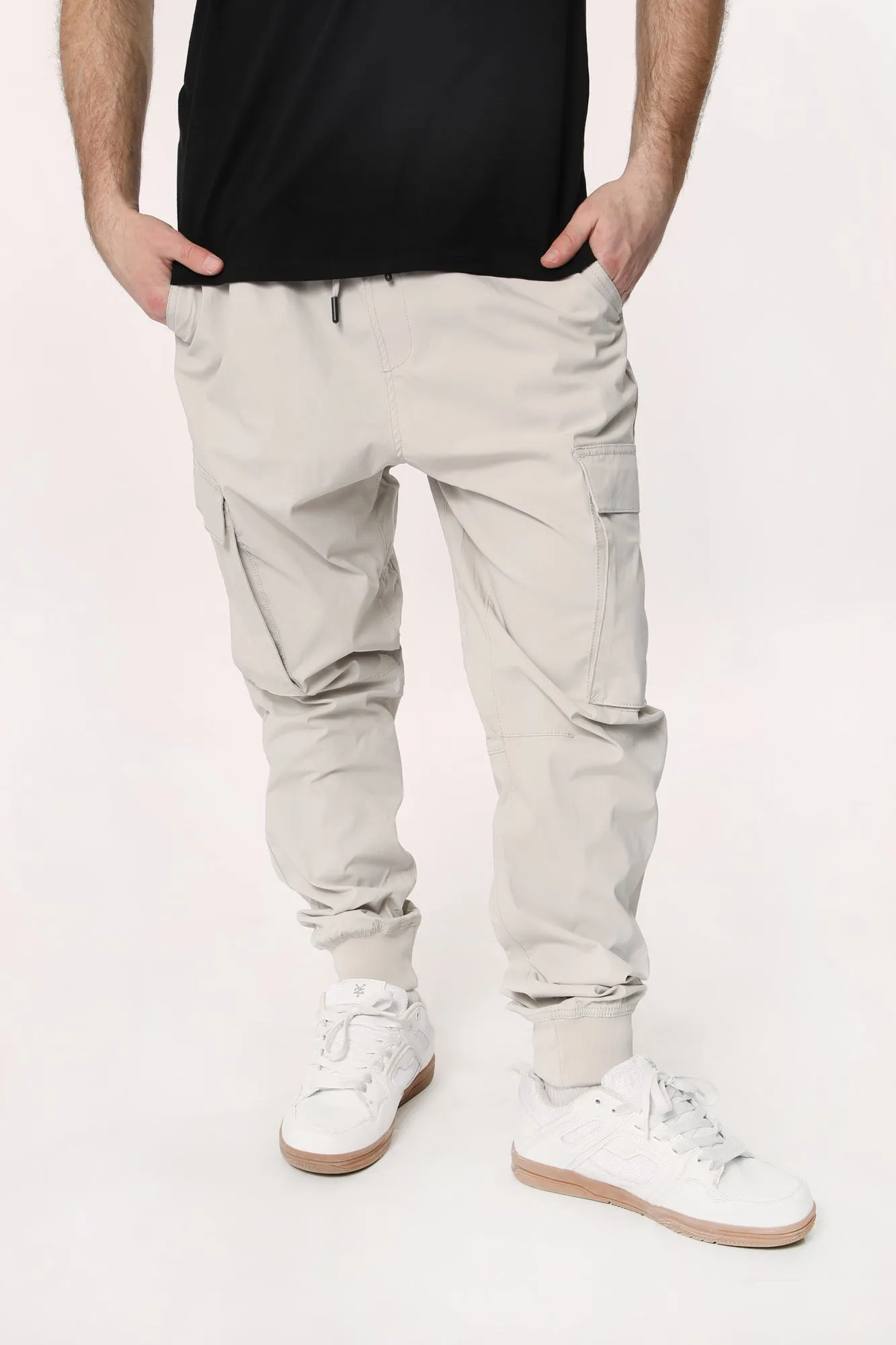 West49 Mens Nylon Cargo Jogger