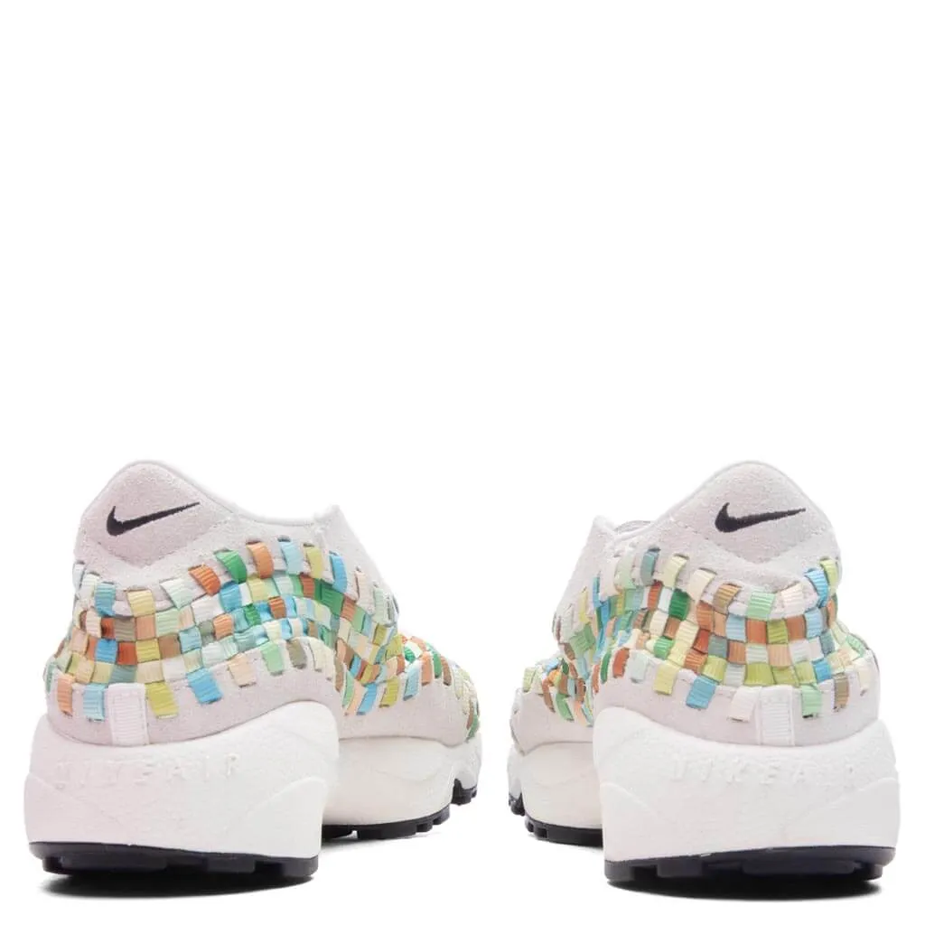 Women's Air Footscape Woven - Summit White/Black/Multi-Color