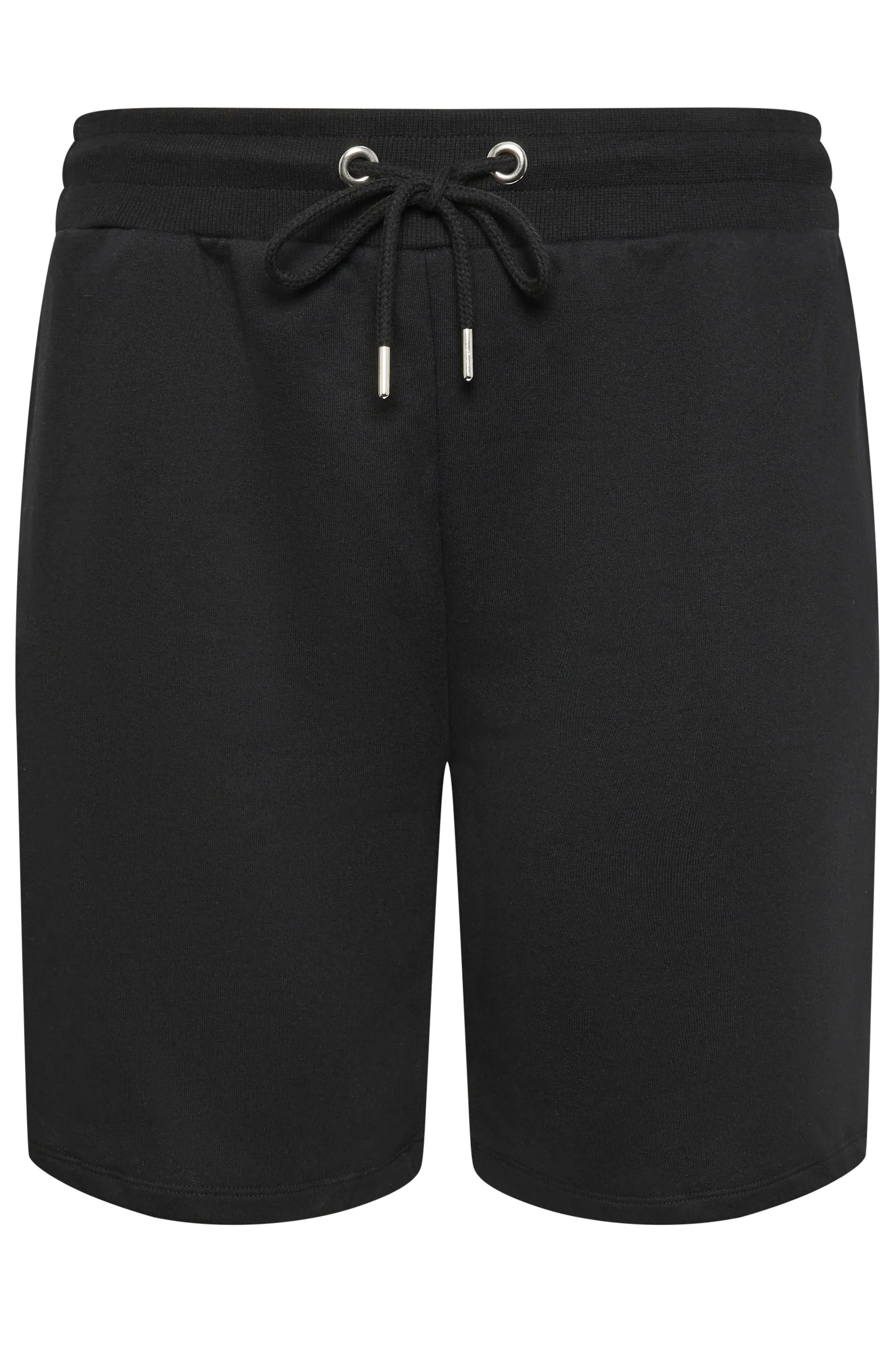 YOURS Curve Black Elasticated Jogger Shorts